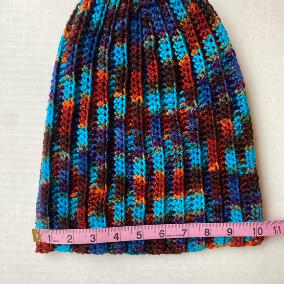 Colorful Crochet Beanie - Picture 6 of 8